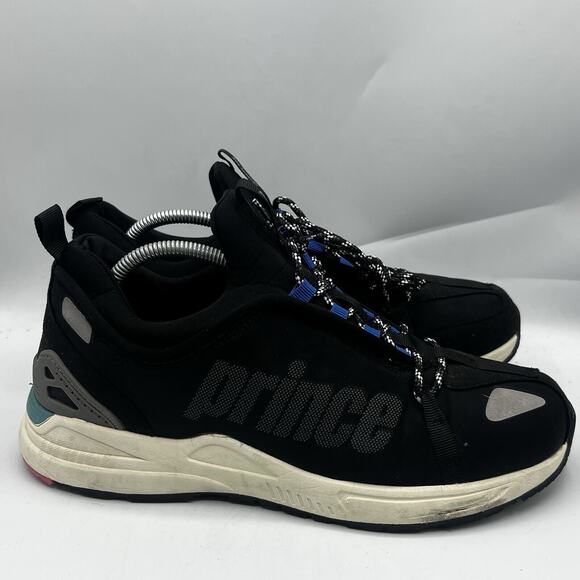 Prince Retro Spec Jog Mens Size 11 Black Casual Low Top Sneakers Shoes Trainers - Picture 1 of 12